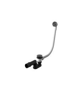 Hotbath Archie Odpływ wannowy z przelewem Gun Metal PVD AR132.BGP