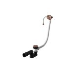 Hotbath Archie Odpływ wannowy z przelewem Brushed Copper PVD AR133.BCP