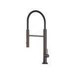 Hotbath Fellow Bateria kuchenna z wyciąganą wylewką dwufunkcyjną Gun Metal PVD FKM11.BGP