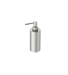 Hotbath Archie Dozownik do mydła w płynie wolnostojący Steel Brushed ARA10.IX