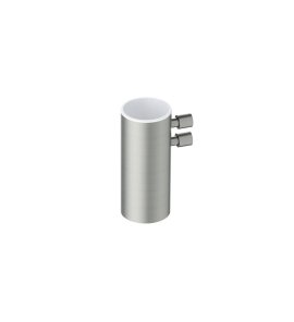 Hotbath Archie Kubek na szczoteczki z uchwytem ściennym Steel Brushed ARA01.IX
