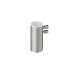 Hotbath Archie Kubek na szczoteczki z uchwytem ściennym Steel Brushed ARA01.IX