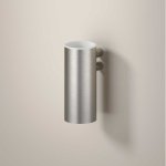 Hotbath Archie Kubek na szczoteczki z uchwytem ściennym Steel Brushed ARA01.IX