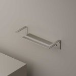 Hotbath Archie Półka ścienna 300 mm Steel Brushed ARA20.IX