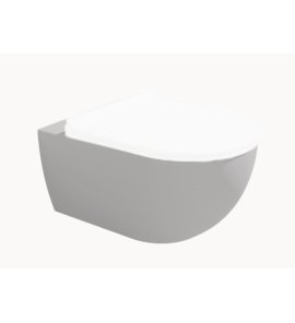 Flaminia App Miska WC wisząca bez kołnierza 54x36 cm bez deski biały mat AP118GLAT
