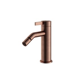 Hotbath ArchieFlag Bateria bidetowa jednouchwytowa Brushed Copper PVD AF018.BCP