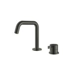 Hotbath ArchieFlag Bateria umywalkowa nablatowa Gun Metal PVD AF023.BGP