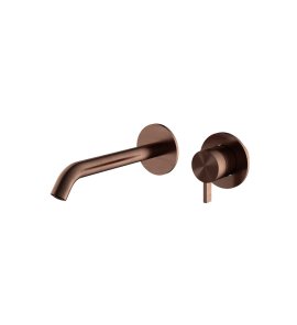 Hotbath ArchieFlag Bateria umywalkowa podtynkowa 190 mm - element zewnętrzny Brushed Copper PVD AF025.BCP