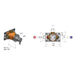 Hotbath ArchieFlag Element podtynkowy baterii natryskowej HBAF031