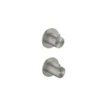 Hotbath ArchieFlag Zawór natryskowy termostatyczny 2-drożny - element zewnętrzny Steel Brushed AF009.IX