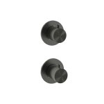 Hotbath ArchieFlag Zawór natryskowy termostatyczny 2-drożny - element zewnętrzny Gun Metal PVD AF009.BGP