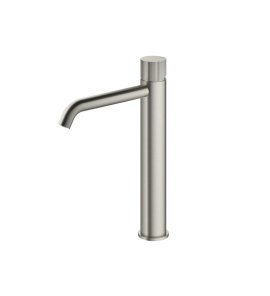 Hotbath Guy Row Bateria umywalkowa jednouchwytowa Wysoka Brushed Nickel GY003HR.GN