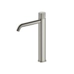 Hotbath Guy Row Bateria umywalkowa jednouchwytowa Wysoka Brushed Nickel GY003HR.GN