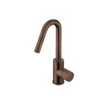 Hotbath Guy Row Bateria umywalkowa z obrotową wylewką Tuscan Bronze GY004R.TB