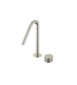 Hotbath Guy Row Bateria umywalkowa nablatowa Brushed Nickel GY023R.GN