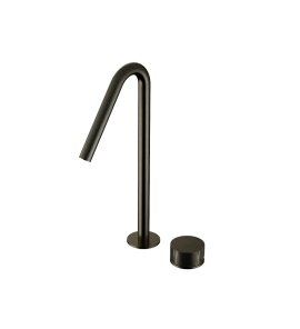 Hotbath Guy Row Bateria umywalkowa nablatowa Wysoka Matt Black PVD GY023HR.MBP