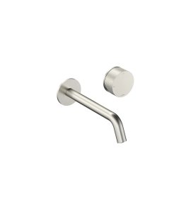 Hotbath Guy Row Bateria umywalkowa podtynkowa 200 mm - element zewnętrzny Brushed Nickel GY005R-20.GN