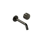 Hotbath Guy Row Bateria umywalkowa podtynkowa 200 mm - element zewnętrzny Matt Black PVD GY005R-20.MBP
