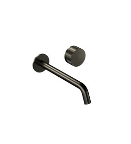 Hotbath Guy Row Bateria umywalkowa podtynkowa 250 mm - element zewnętrzny Matt Black PVD GY005R-25.MBP