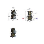Hotbath Guy Row Element podtynkowy baterii natryskowej termostatycznej 2-drożnej HBCB7009