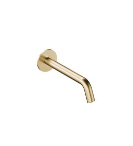 Hotbath Guy Row Wylewka ścienna 200 mm Brushed Brass PVD GY095R-20.BBP