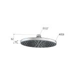 Hotbath Ace Deszczownica Ø 200 mm Brushed Copper PVD M100.BCP