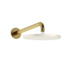Hotbath Guy Ramie ścienne do deszczownicy 383 mm Brushed Brass PVD CB450.BBP