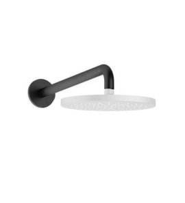 Hotbath Guy Ramie ścienne do deszczownicy 383 mm Matt Black PVD CB450.MBP