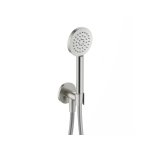 Hotbath Guy Row Zestaw prysznicowy z przyłączem kątowym ścienny Brushed Nickel M446R.GN