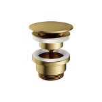 Hotbath Guy Korek umywalkowy Brushed Brass PVD P708.BBP