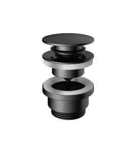 Hotbath Guy Korek umywalkowy typu klik klak Matt Black PVD P710.MBP