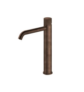 Hotbath Guy Diamond Bateria umywalkowa jednouchwytowa Wysoka Tuscan Bronze GY003HD.TB