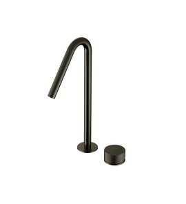 Hotbath Guy Diamond Bateria umywalkowa nablatowa Wysoka Matt Black PVD GY023HD.MBP