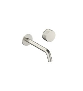 Hotbath Guy Diamond Bateria umywalkowa podtynkowa 200 mm - element zewnętrzny Brushed Nickel GY005D-20.GN