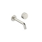 Hotbath Guy Diamond Bateria umywalkowa podtynkowa 200 mm - element zewnętrzny Brushed Nickel GY005D-20.GN