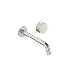 Hotbath Guy Diamond Bateria umywalkowa podtynkowa 250 mm - element zewnętrzny Brushed Nickel GY005D-25.GN