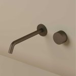 Hotbath Guy Diamond Bateria umywalkowa podtynkowa 250 mm - element zewnętrzny Tuscan Bronze GY005D-25.TB