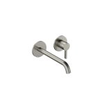 Hotbath Ace Bateria umywalkowa podtynkowa 200 mm - element zewnętrzny Brushed Nickel AC105.GN
