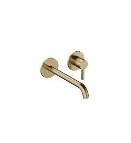 Hotbath Ace Bateria umywalkowa podtynkowa 200 mm - element zewnętrzny Brushed Brass PVD AC105.BBP