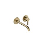 Hotbath Ace Bateria umywalkowa podtynkowa 200 mm - element zewnętrzny Brushed Brass PVD AC105.BBP