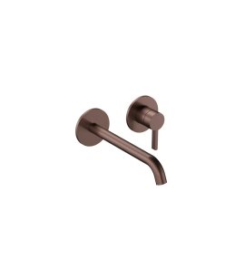 Hotbath Ace Bateria umywalkowa podtynkowa 200 mm - element zewnętrzny Brushed Copper PVD AC105.BCP