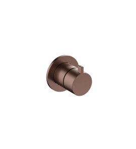 Hotbath Ace Mieszacz podtynkowy 2-drożny z funkcją odcinającą - element zewnętrzny Brushed Copper PVD AC111.BCP
