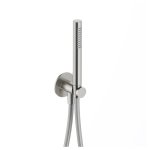 Hotbath Ace Zestaw natryskowy z uchwytem i przyłączem Brushed Nickel AC440.GN