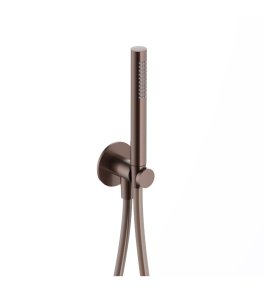 Hotbath Ace Zestaw natryskowy z uchwytem i przyłączem Brushed Copper PVD AC440.BCP