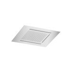 Hotbath Ace Deszczownica podtynkowa z wylewką kaskadową z dyszami mgiełkowymi 500x500 mm z oświetleniem LED Chrom AC146.CR