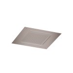 Hotbath Ace Deszczownica podtynkowa z wylewką kaskadową z dyszami mgiełkowymi 500x500 mm z oświetleniem LED Brushed Copper PVD AC146.BCP