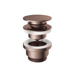 Hotbath Ace Korek umywalkowy typu klik klak Brushed Copper PVD P710.BCP