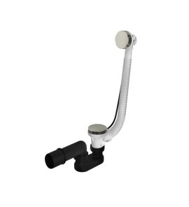 Hotbath Ace Odpływ wannowy z przelewem Brushed Nickel P032.GN