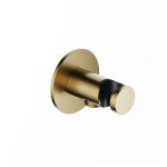Hotbath Ace Uchwyt na słuchawkę prysznicową z przyłączem Brushed Brass PVD AC515.BBP