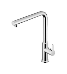 Hotbath Ace Bateria kuchenna z wyciąganą wylewką prysznicową i 2 strumieniami Chrome AC042.CR